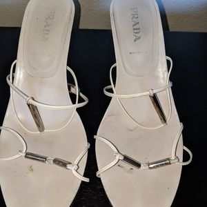 Prada women's sandals with original box